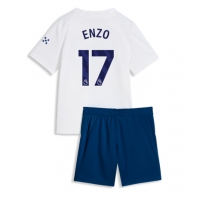 Manchester City Enzo Fernandez #17 Tredje Tröja Barn 2026-27 Kortärmad (+ Korta byxor)
